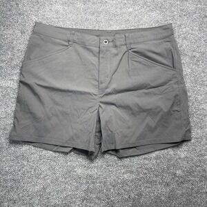 Patagonia Quandary Shorts Womens 14 Forge Grey 5" Inch Inseam 58091 SP19